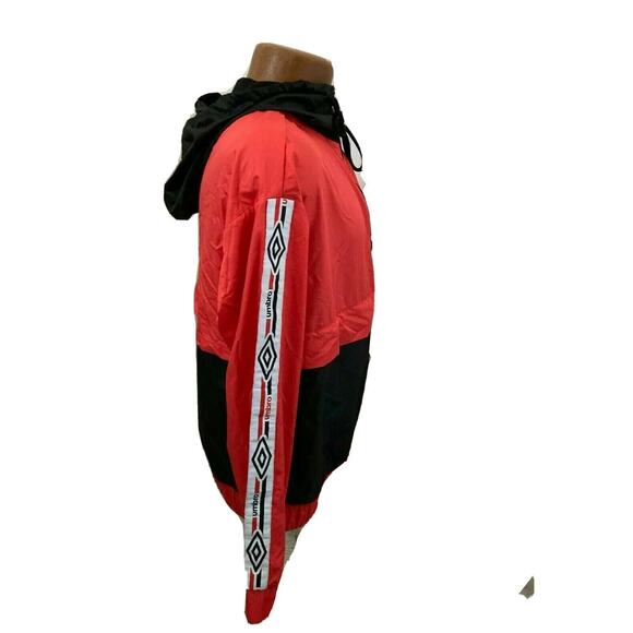 Umbro Hibiscus Quarter Zip Womens Pullover Windbreaker Size Small - Picture 7 of 9